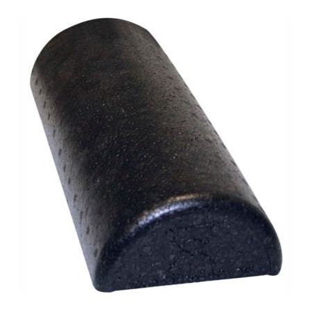 Fabrication Enterprises CanDo Black Composite Foam Roller, Half-Round, 6" Dia. x 12"L, Case of 72 30-2291-72